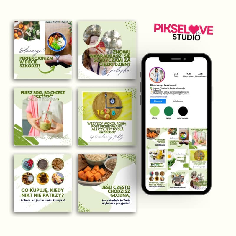 Zestaw 30 Profesjonalnych Postów dla branży Healthy