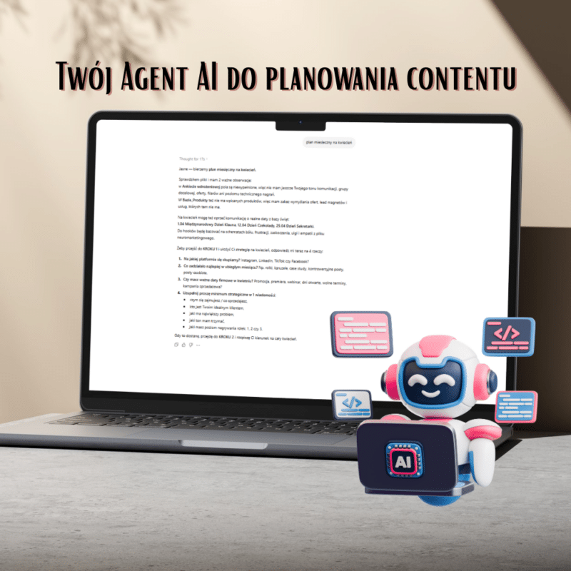Agent AI- Twój osobisty strateg contentu na Social Media wersja DIY