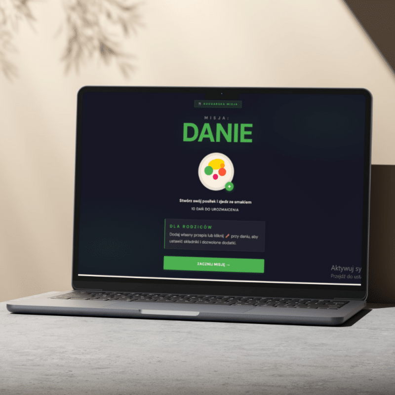 Interaktywna Książka Kucharska Dla Dzieci- Misja: Danie